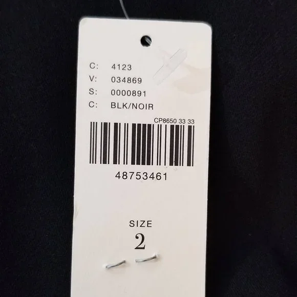 NWT Black Sleeveless Halter 2 Button Waist Jumpsuit 2 - Picture 7 of 9